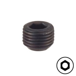 Pin-Hex Socket Set Screw Cup Point Alloy Steel M6x10