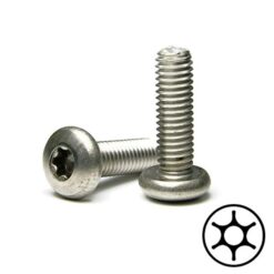 Pin-Binding 6-Lobe Machine Screw Steel / Zinc 3Cr Plated M3x10